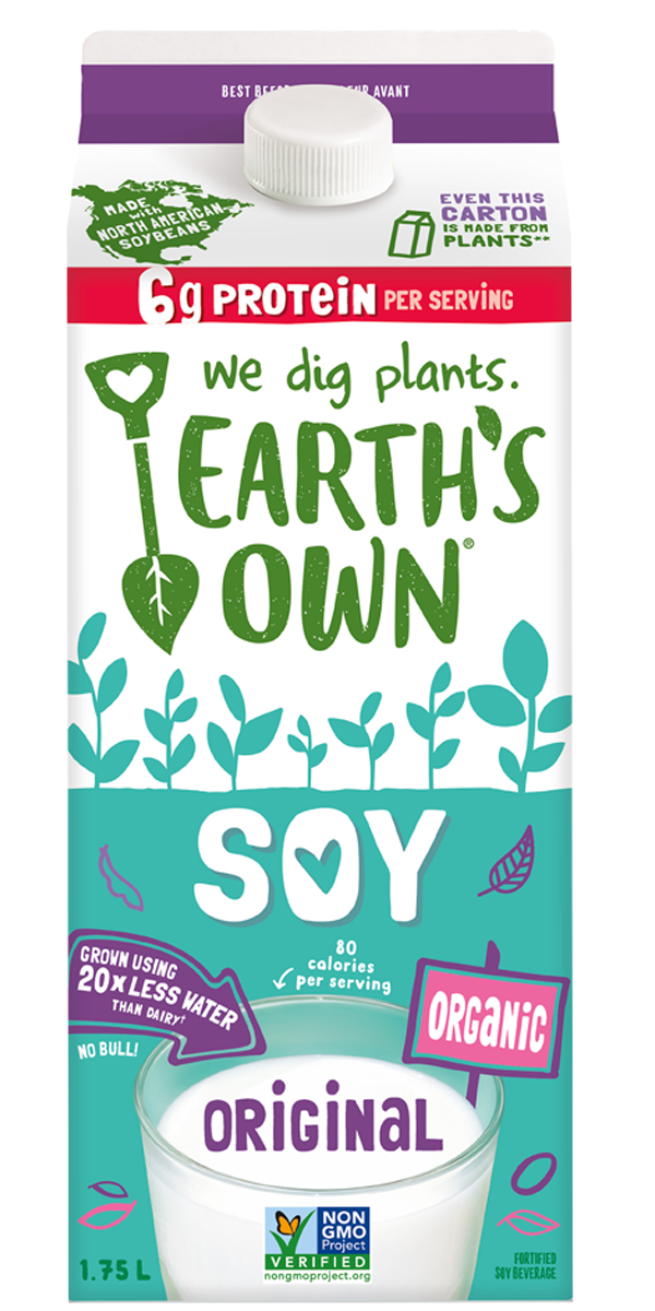 Earth's Own Soy Milk Original - English